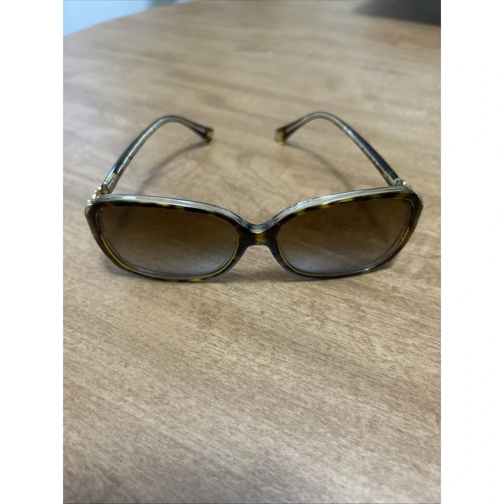 Coach HC8009‎ (L020 Frances) 5049/T5 Sunglasses Tortoise Square Frames Only